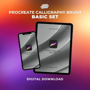 Procreate Calligraphy Brush Basic Set - For iPad & iPhone